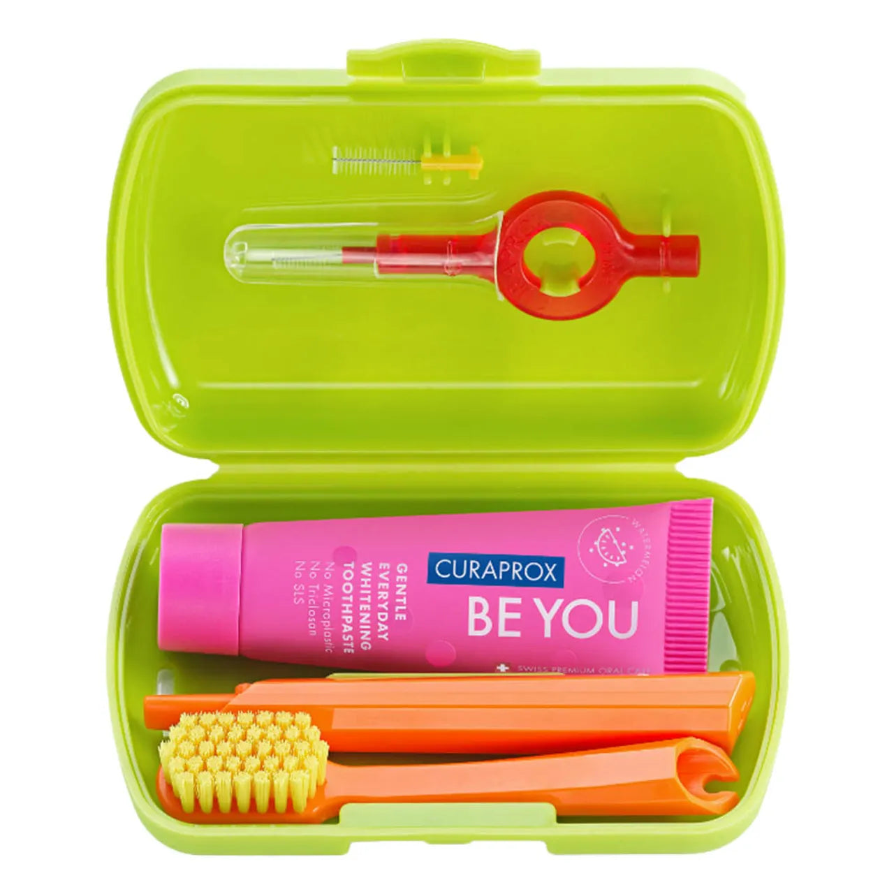 Curaprox 10M Toothbrush & Toothpaste Green Travel Set
