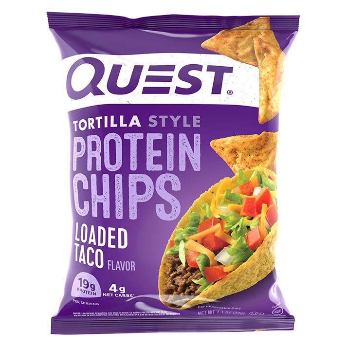 Quest Loaded Taco Protein Tortilla Chips 32Gm