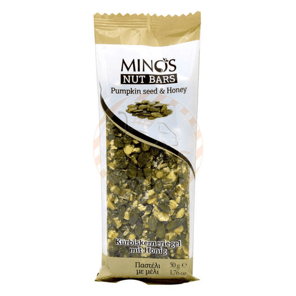 ألواح Minos ببذور اليقطين والعسل 50 جم