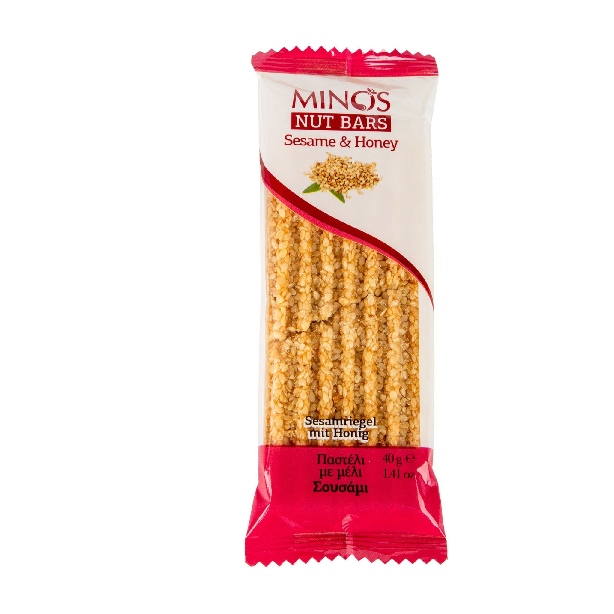Minos Sesame & Honey Bars 40Gm