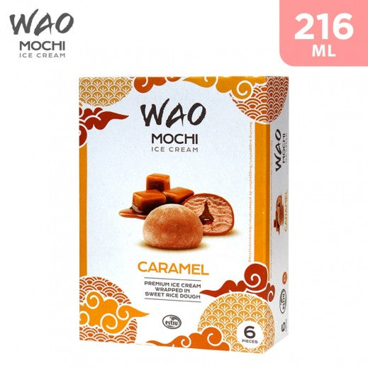 Wao Mochi Caramel Ice Cream 216Ml