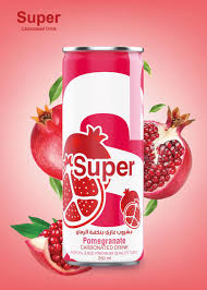 Super Pomegranate Carbonated Drink 250Ml