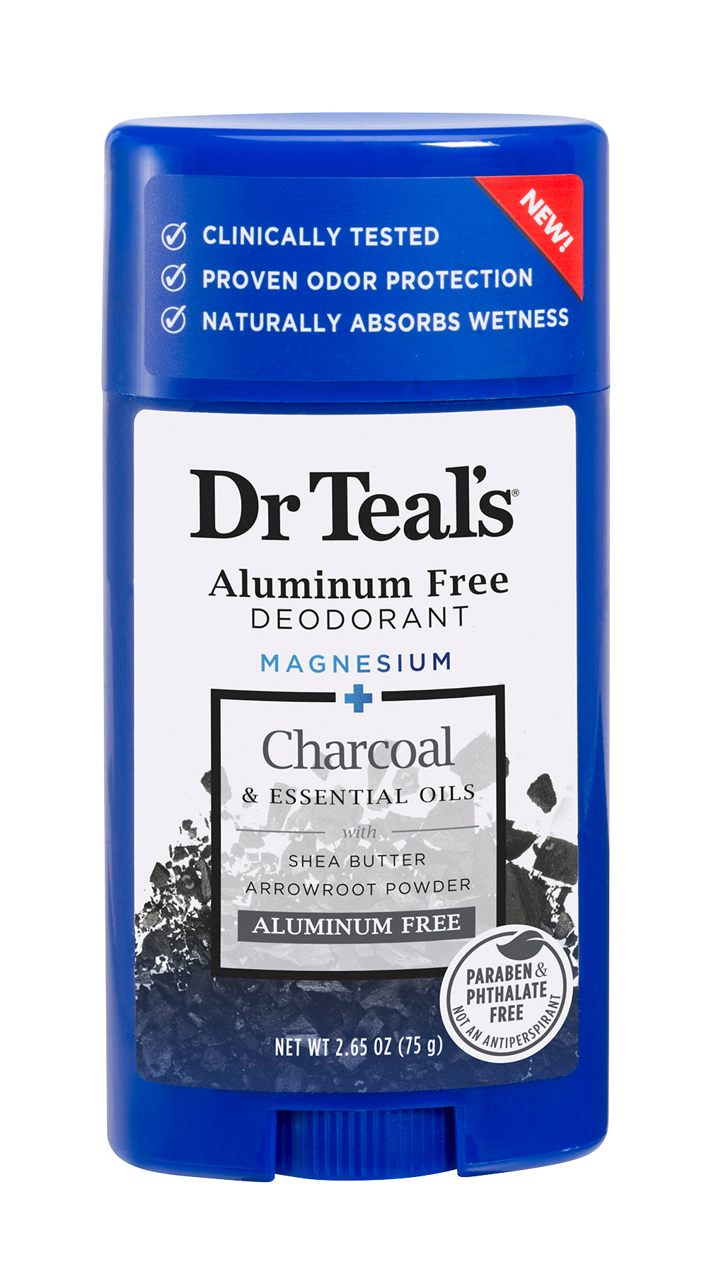 Dr Teals Charcoal Deoderant 2.65Oz