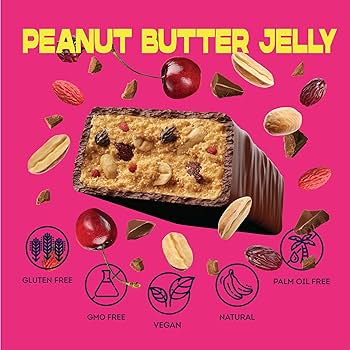Vive Peanut Butter Jelly Vegan Protein Bar 49Gm