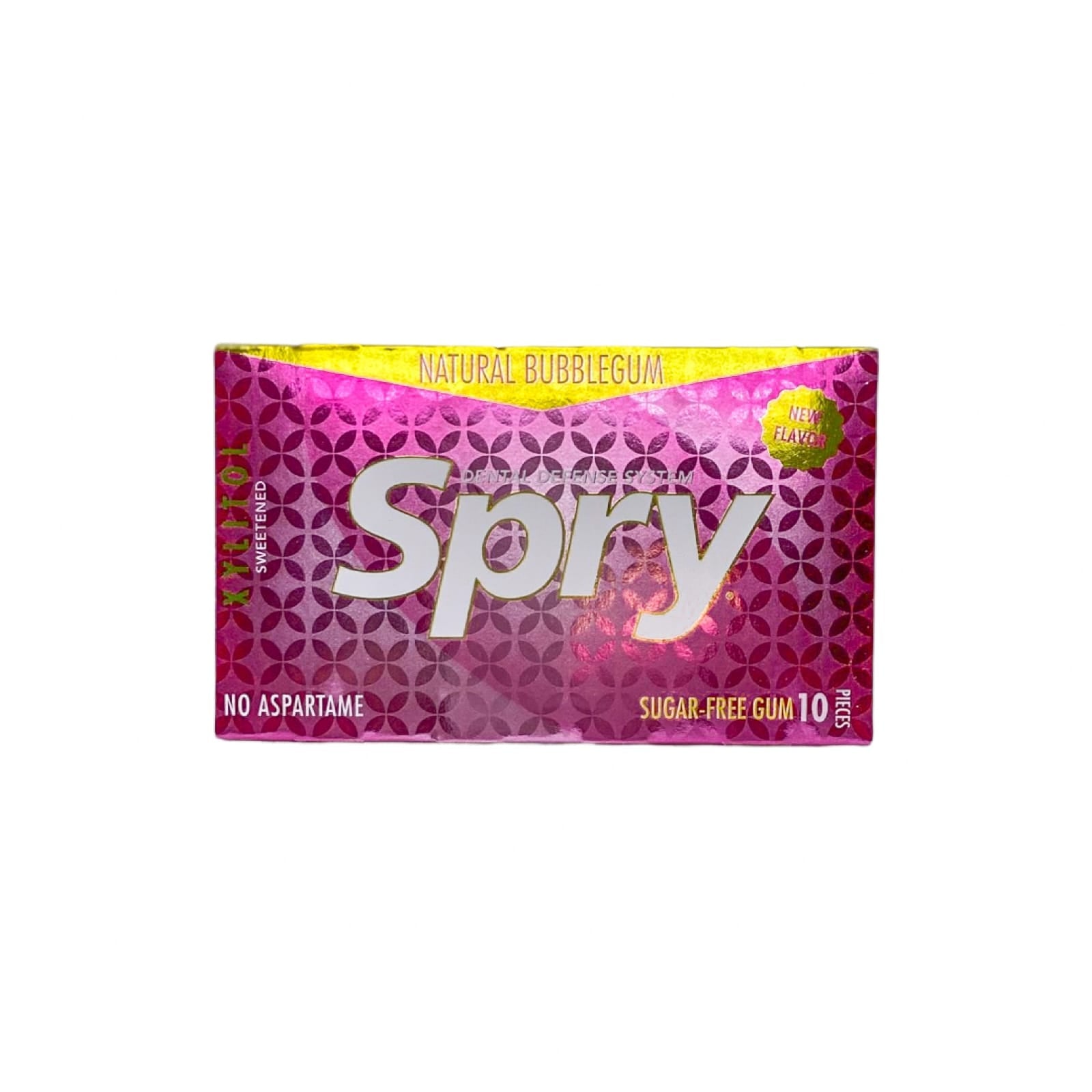 Spry Xylitol Sweetened Sugarfree Bubblegum 10Pcs
