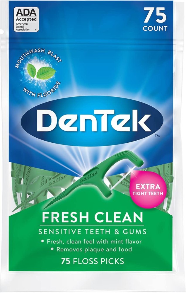 Dentek Fresh Clean Dental Floss Pick 1Pcs