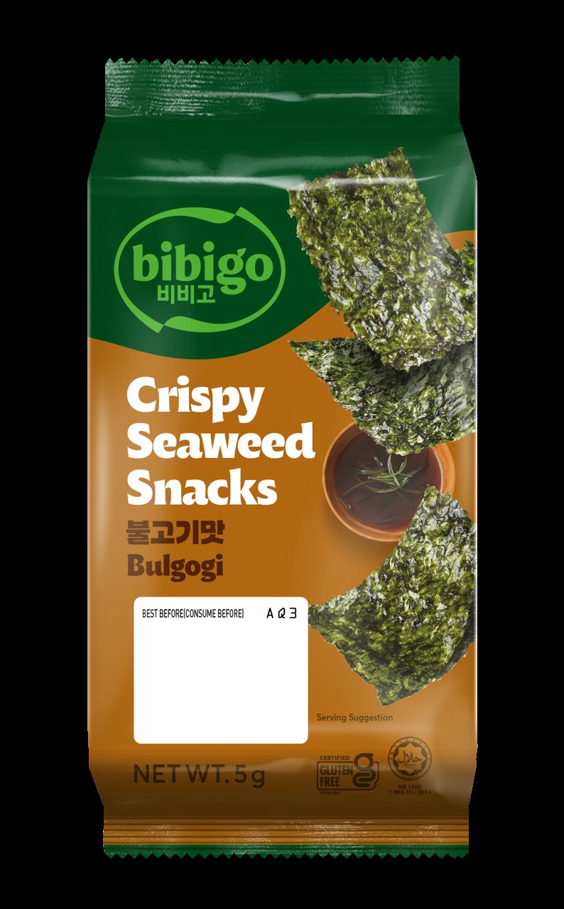 Seasoned Laver Snack Bulgogi Bibigo 15Gm