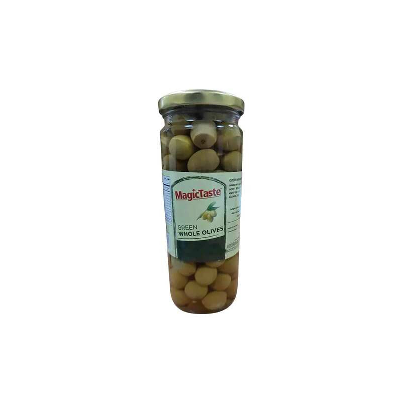 Magic Taste Green Whole Olives 465Gm