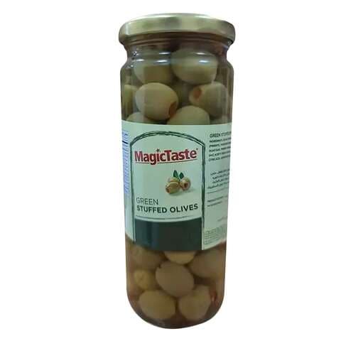 Magic Taste Green Stuffed Olives 450Gm