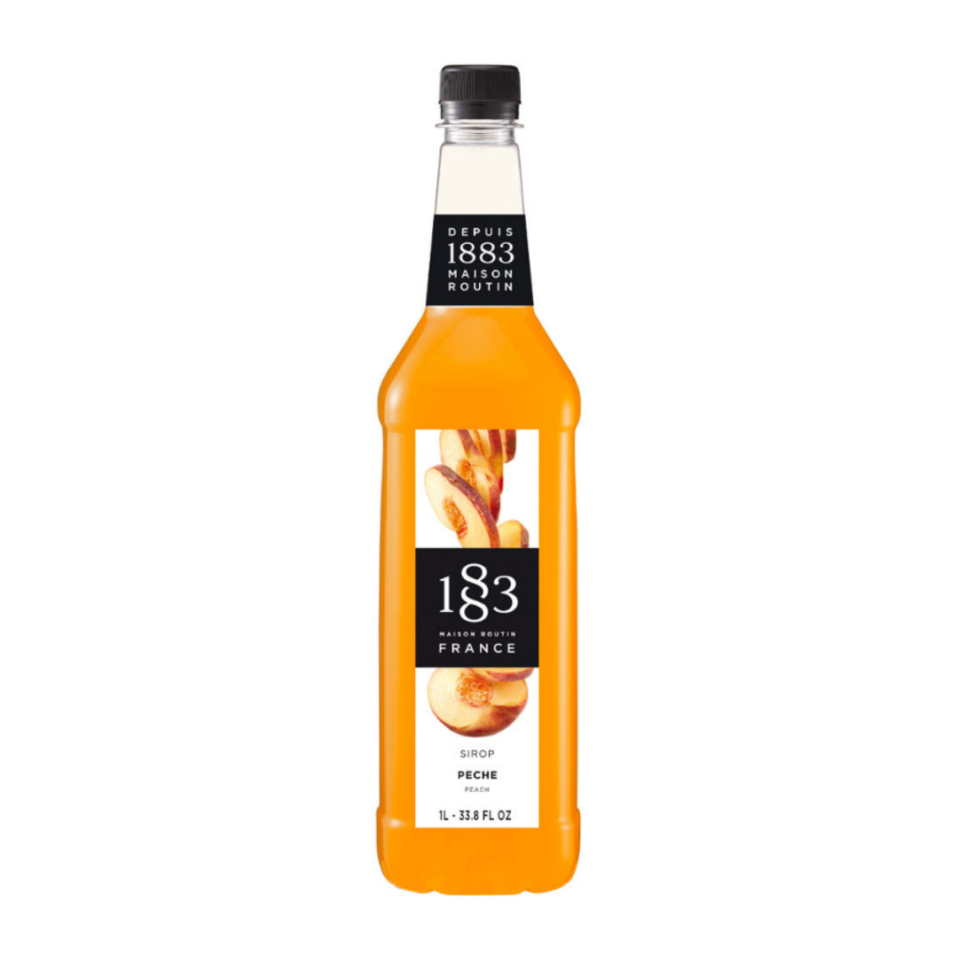 1883 Peach Syrup 1Ltr