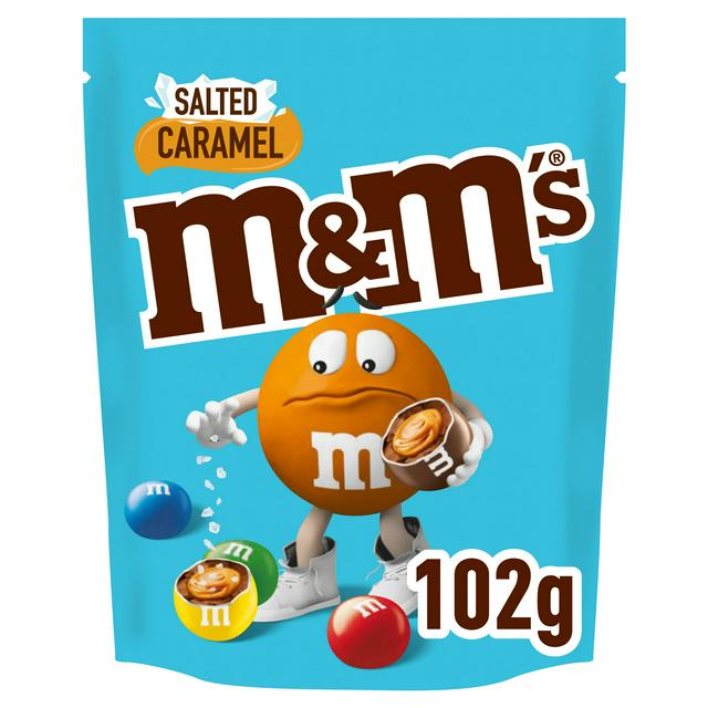 M & M Salted Caramel Pouch 102Gm