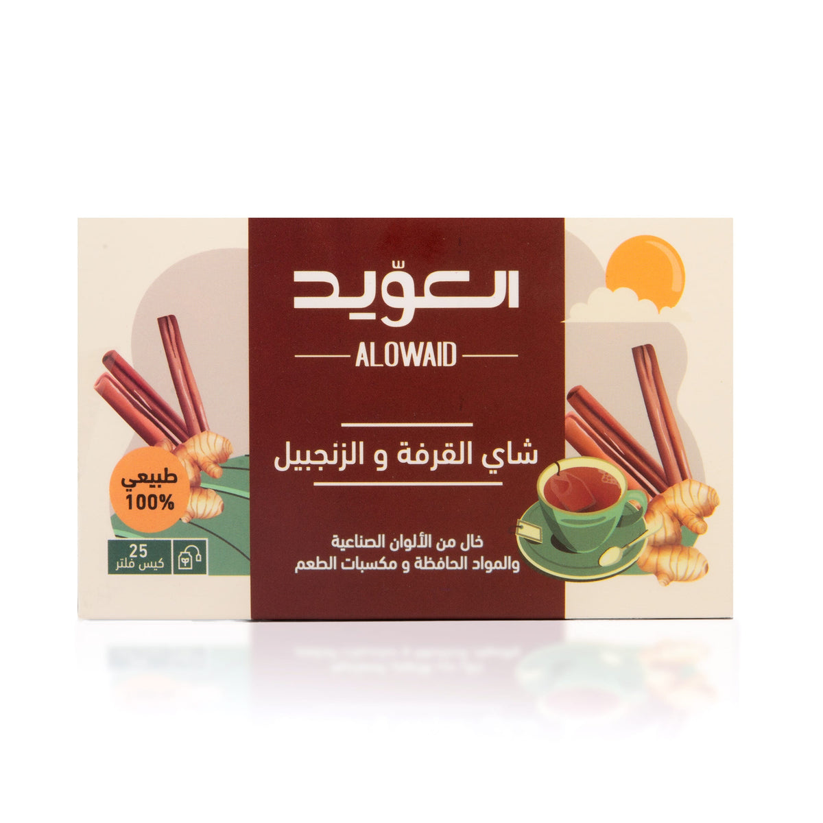 Al-Owaid Cinnamon Ginger 2Gm * 25Pcs Tea 0Gm