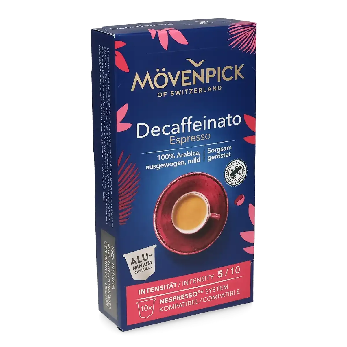Movenpick Decaffeinato Espresso Nespresso Capsules 57Gm