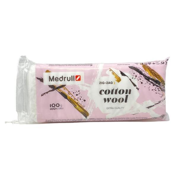 Medrull N/S Zig Zag Cotton Wool 50Gm