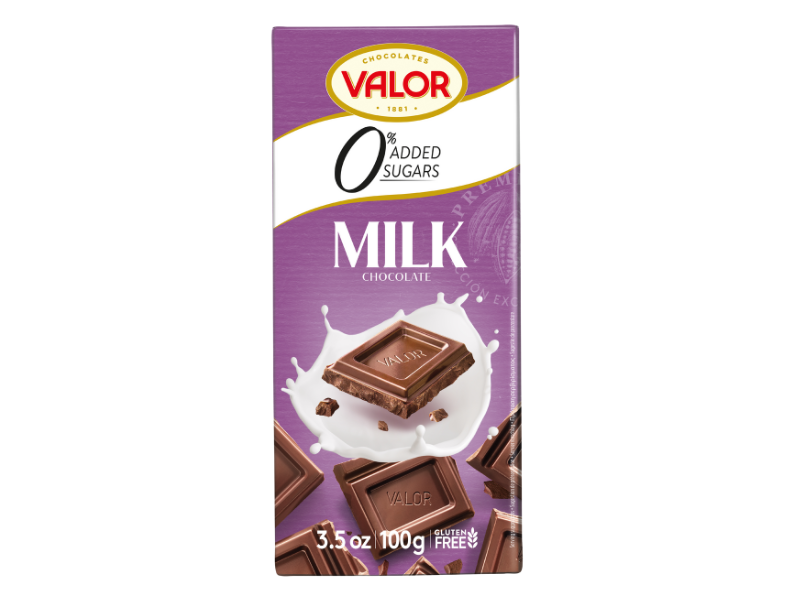 Valor Sugar Free Milk Chocolate 100Gm