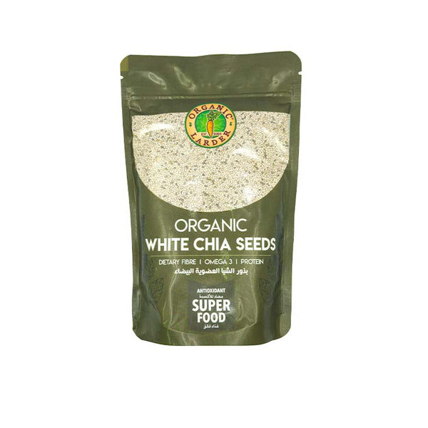 Organic Larder White Chia Seeds 300Gm