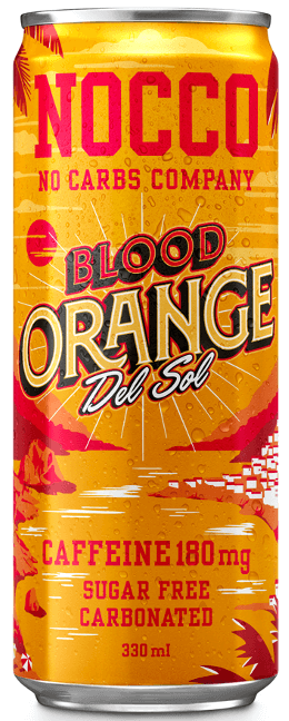 Nocco Blood Orange Del Sol Bcaa Drink 330Ml