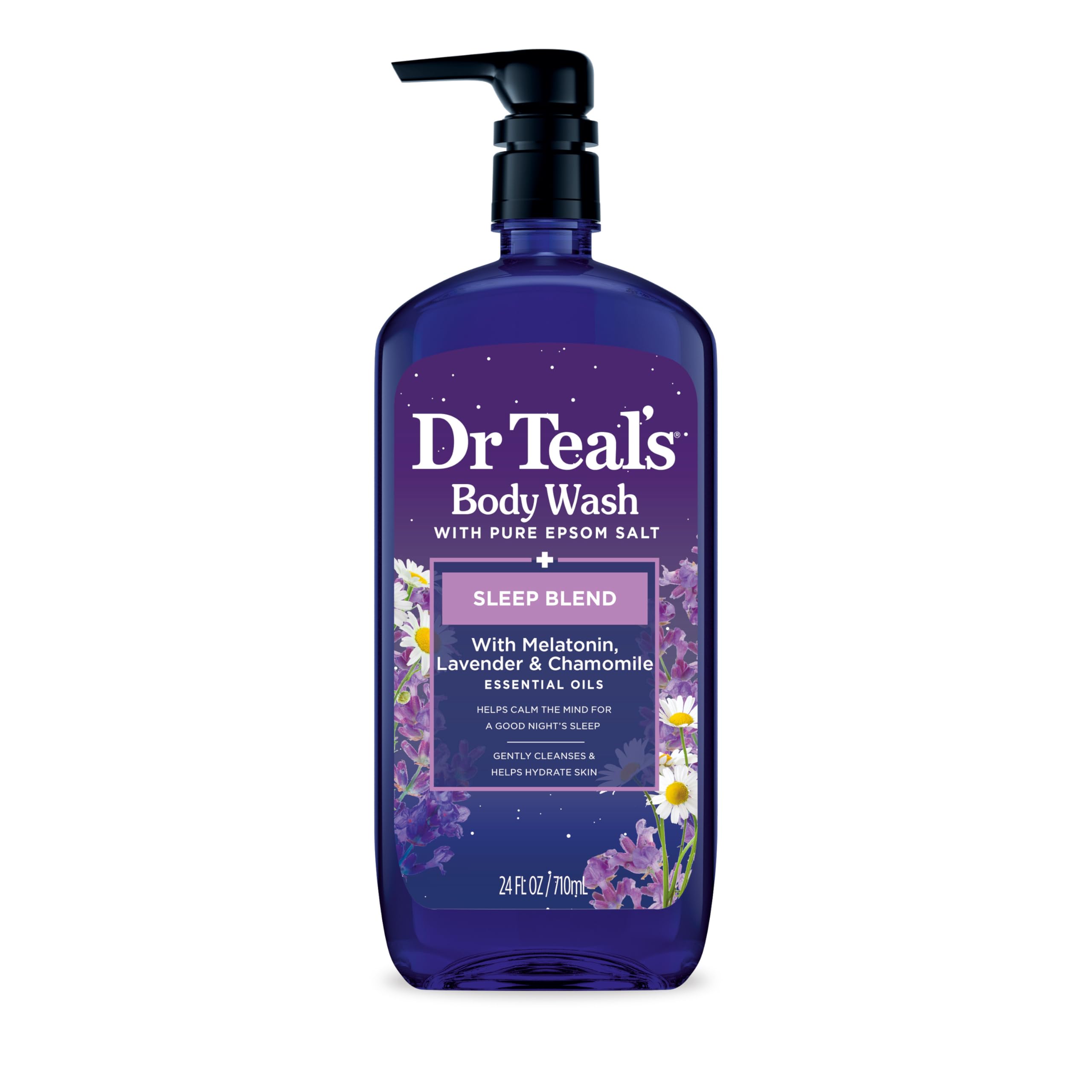 Dr Teals Blend With Melatonin Body Wash With Epsom Salt 24Oz