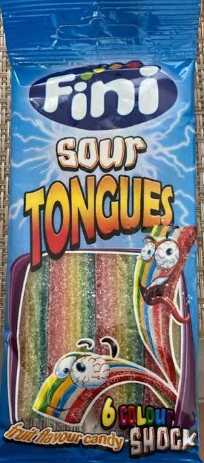 Fini 6 Color Sour Tongues 100Gm