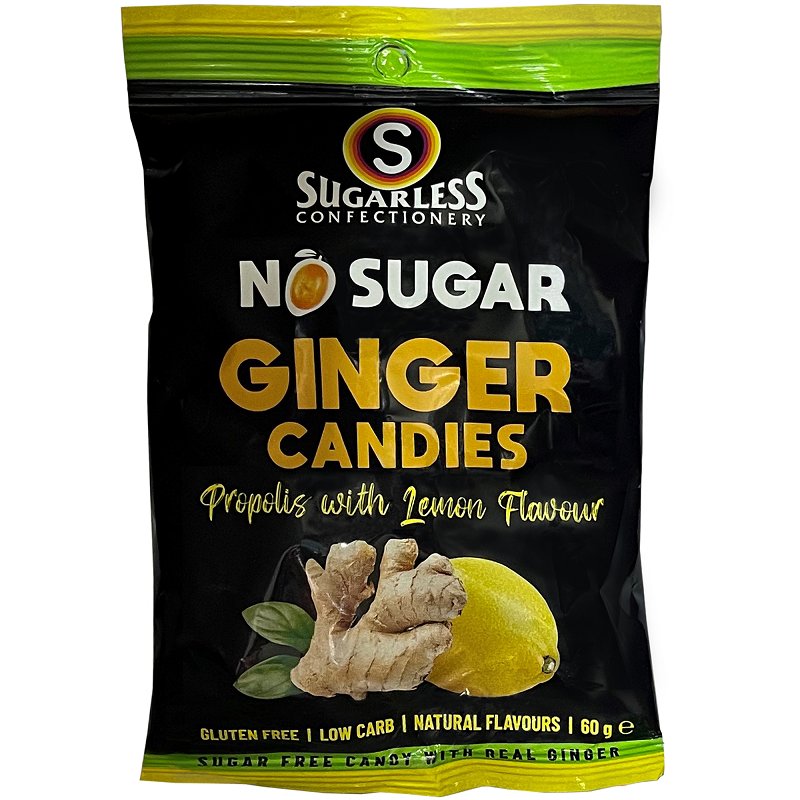 Sugarless Espresso Ginger Candies 60Gm