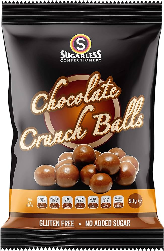 Sugarless Crunchy Chocolate Balls Sugar Free 90Gm