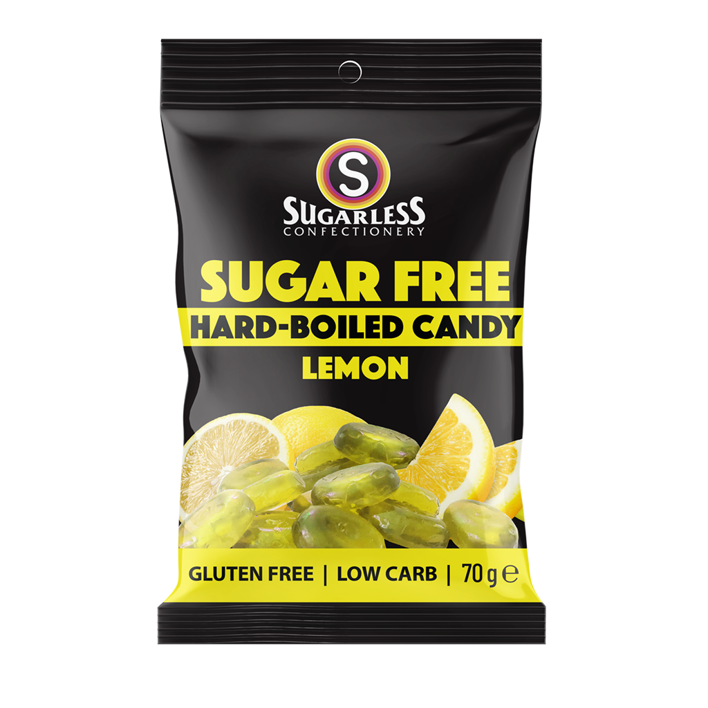 Sugarless Lemon Hard Boiled Sugarfree 70Gm