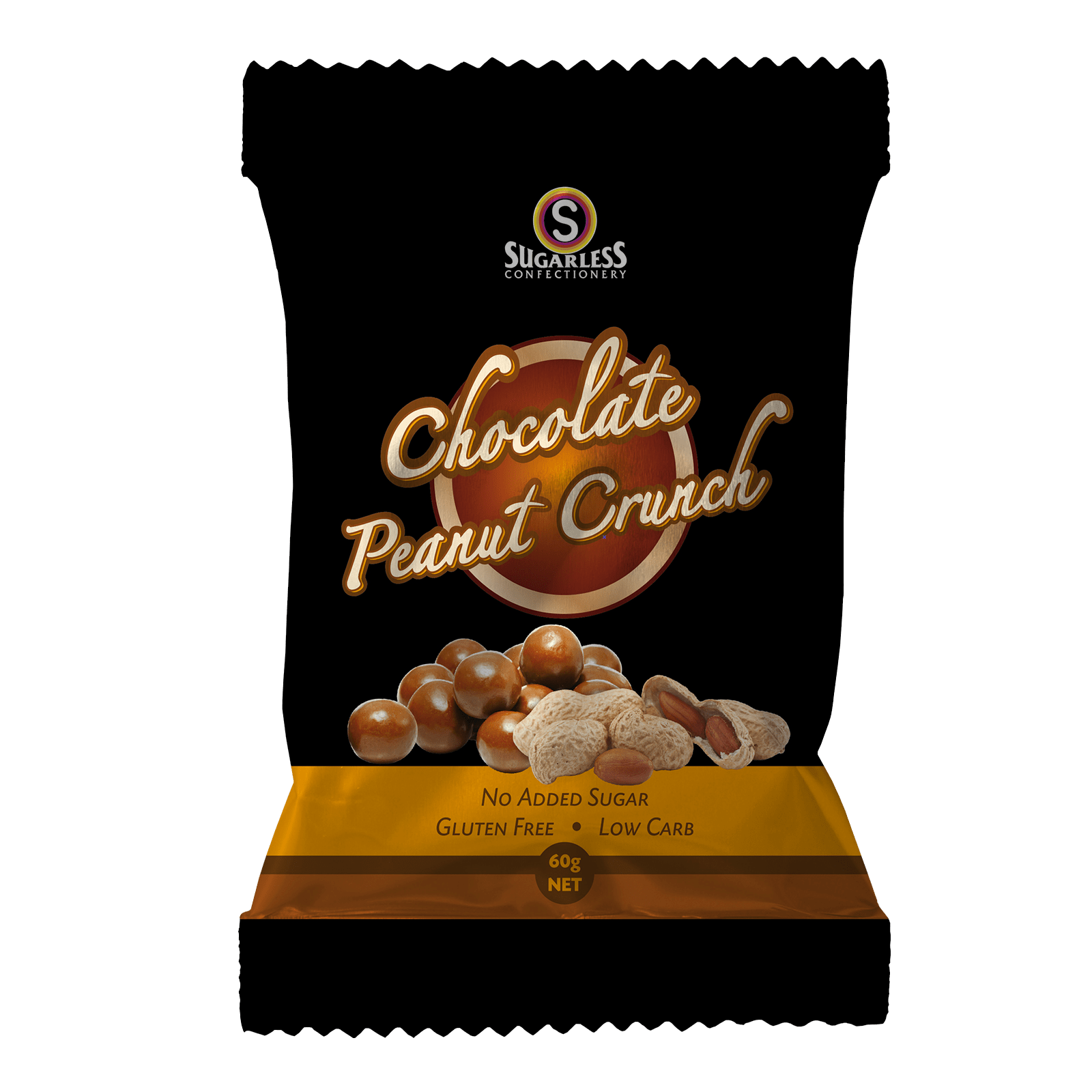 Sugarless Peanut Crunch Balls 60Gm
