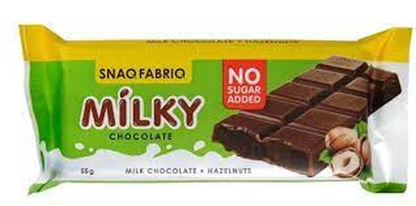 Snaq Fabriq Chocolate Hazelnut Filling Milky Chocolate Bar 55Gm