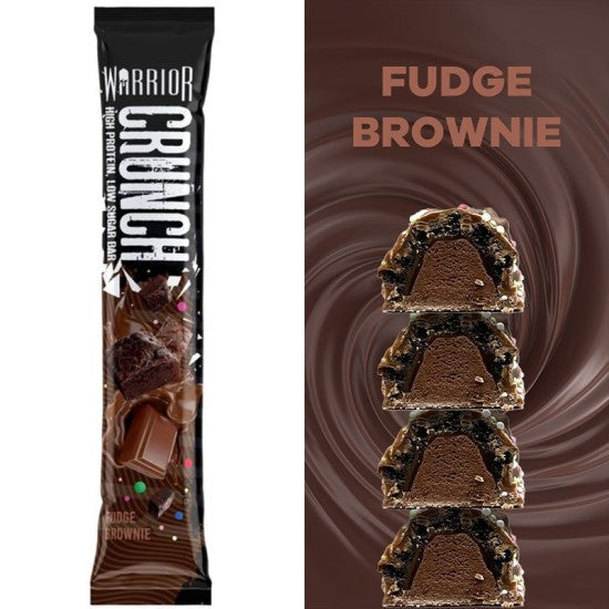 Warrior Crunch Fudge Brownie Protein Bar 64Gm