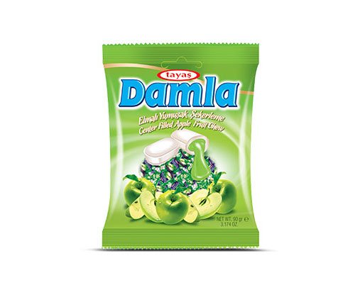 Tayas Apple Drop Soft Candy 90Gm