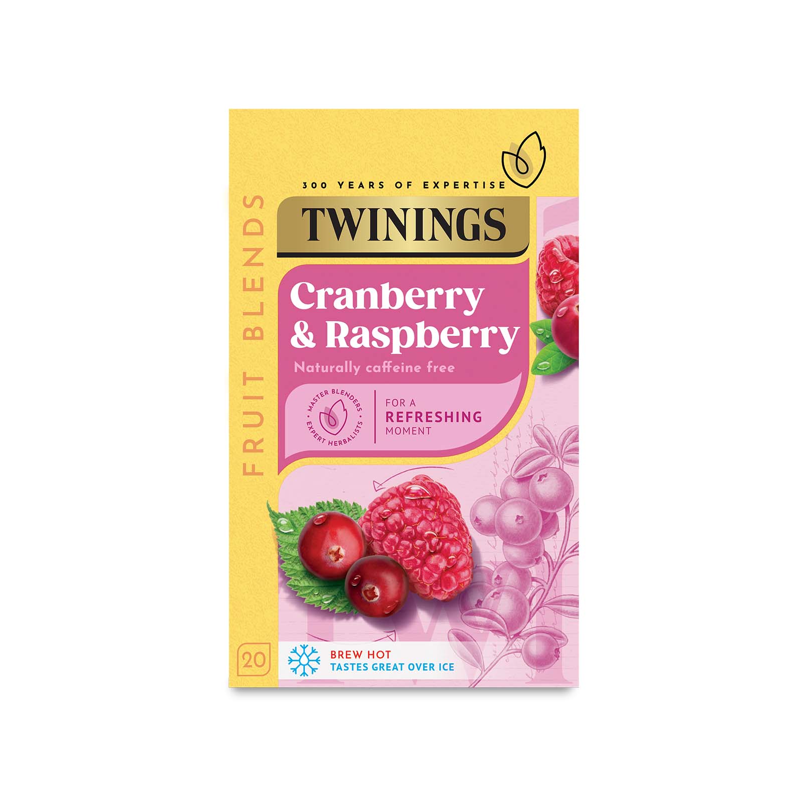Twinings Cranberry & Raspberry Tea Bags 0Gm