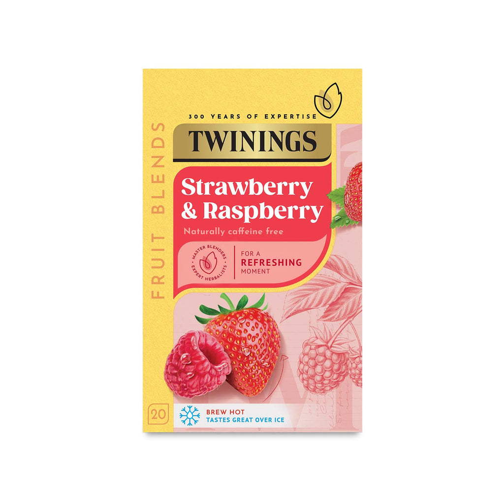 Twinings Strawberry & Raspberry Tea Bags 0Gm