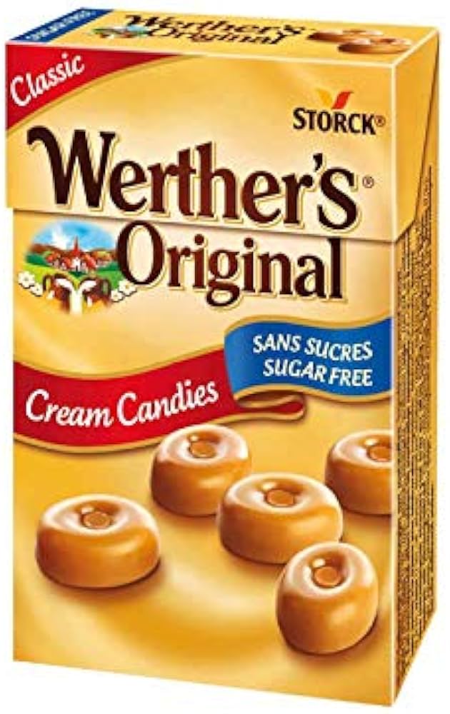 Werthers Original Caramel Sugar Free Cream Candies Box 42Gm