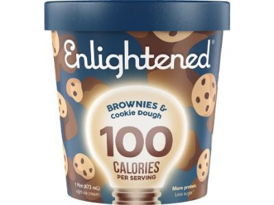 Enlightened Chocolate Chips Cookie Dough Ice Cream 473Ml