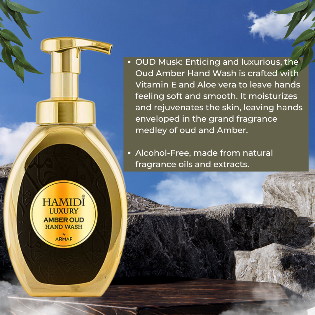 Hamidi Amber Oud Hand Wash 350Ml