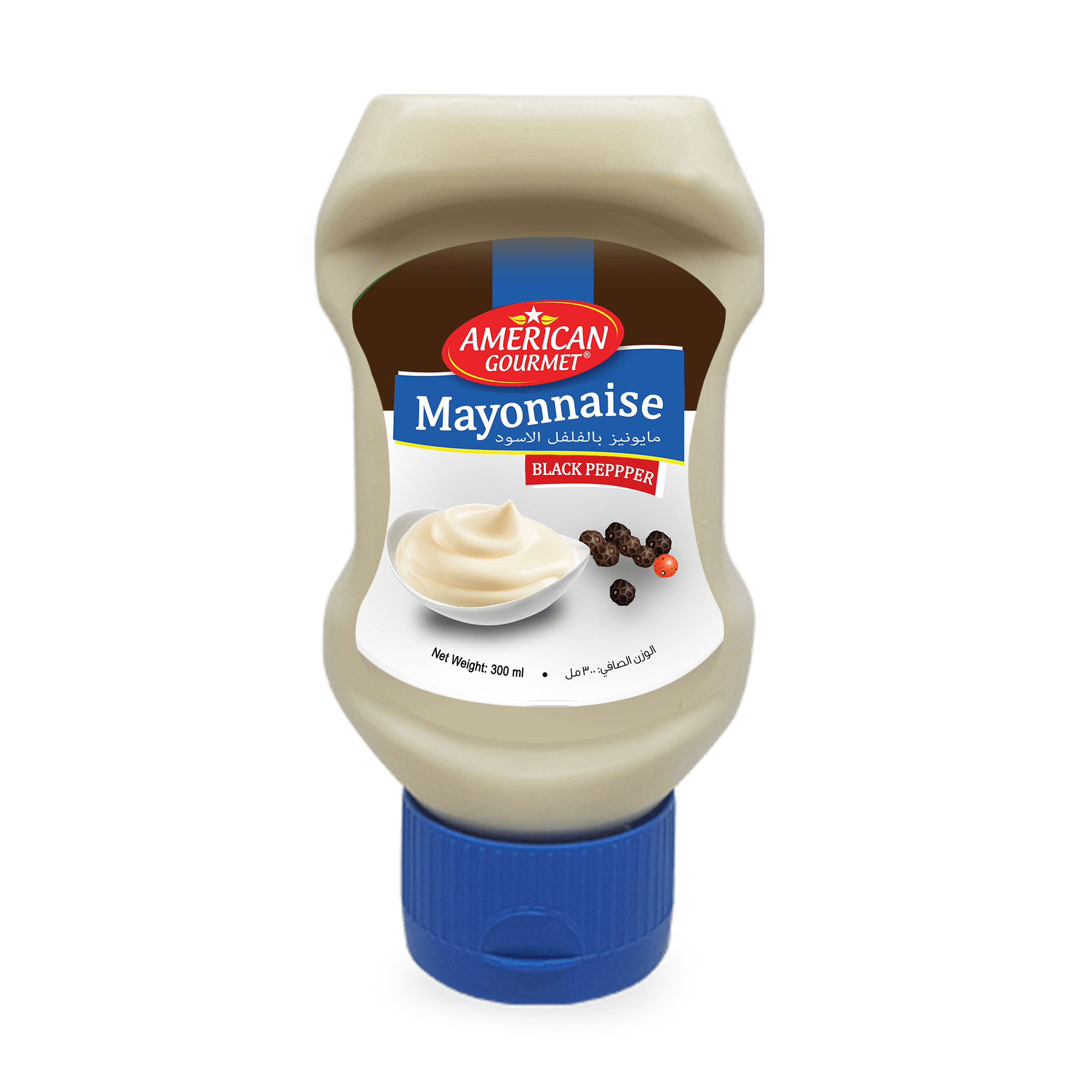 American Kitchen Black Pepper Mayo 300Ml