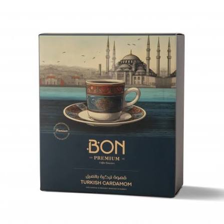 Bon Premium Turkish Coffee With Cardamom 200Gms
