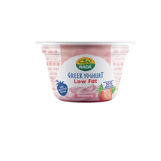Nada Low Fat Strawberry Protein Greek Yoghurt 160Gm