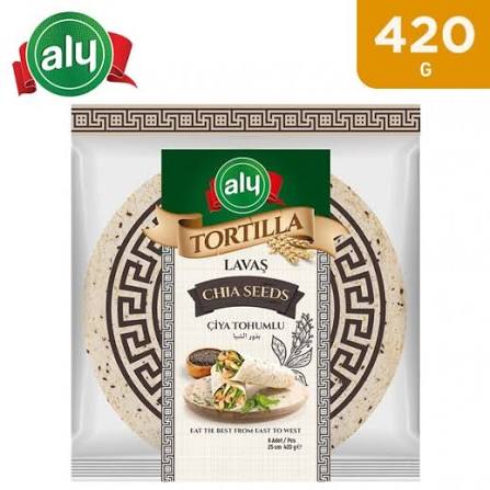 Aly Chia Seeds Tortilla 420Gm