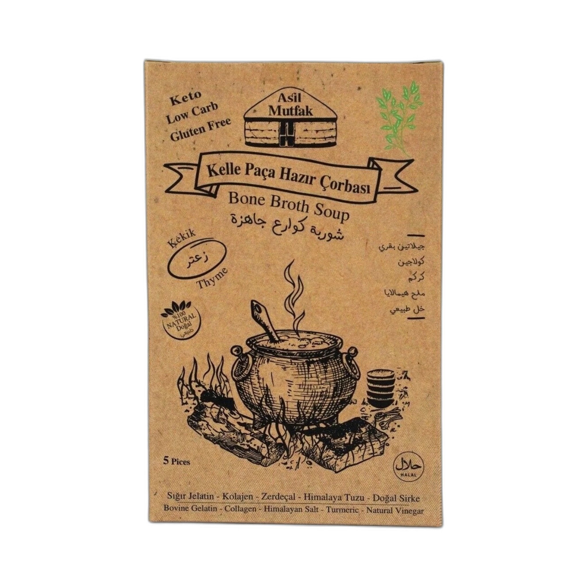 Asil Mutfak Thyme 5P Bone Broth Soup 62.5Gm