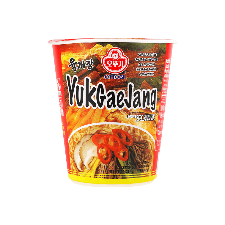 Ottogi Yukgaejang Ramen Small Cup 62Gm