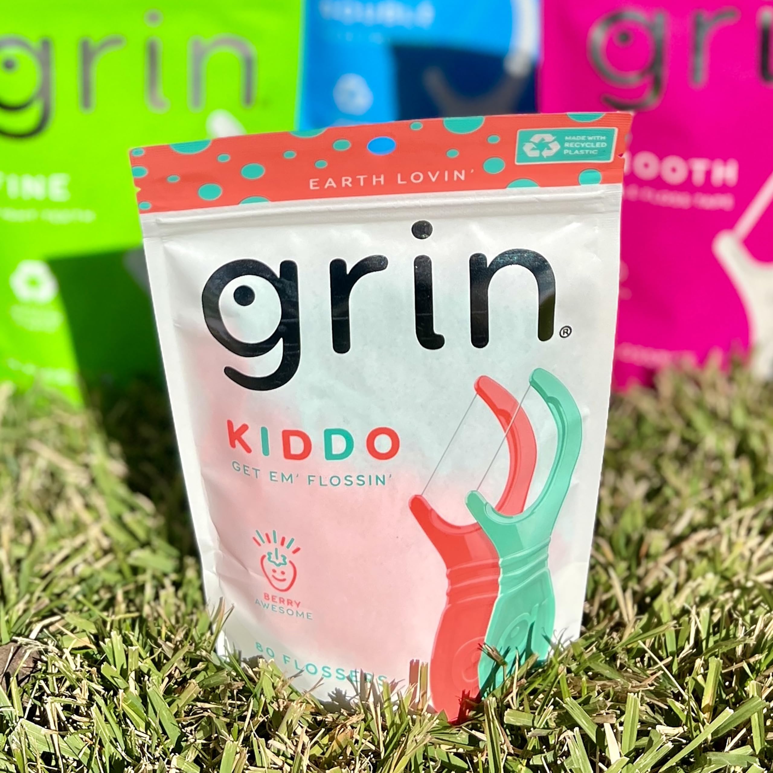 Grin 80P Kids Floss Pic 1Unit