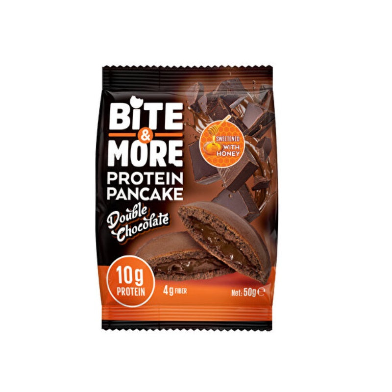 Bite And More Double Chocolate Protein Pancake With Brown Bread 50Gm