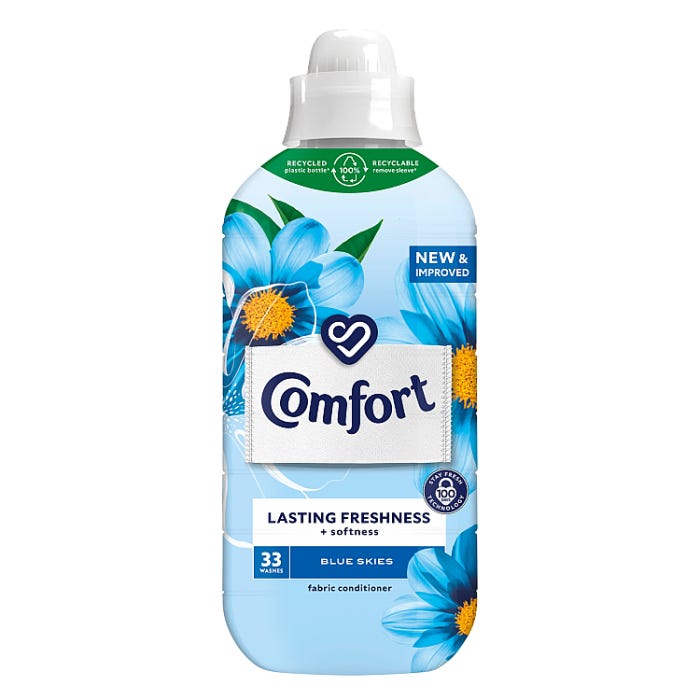 Comfort Blue Skies Fabric Conditioner 990Ml