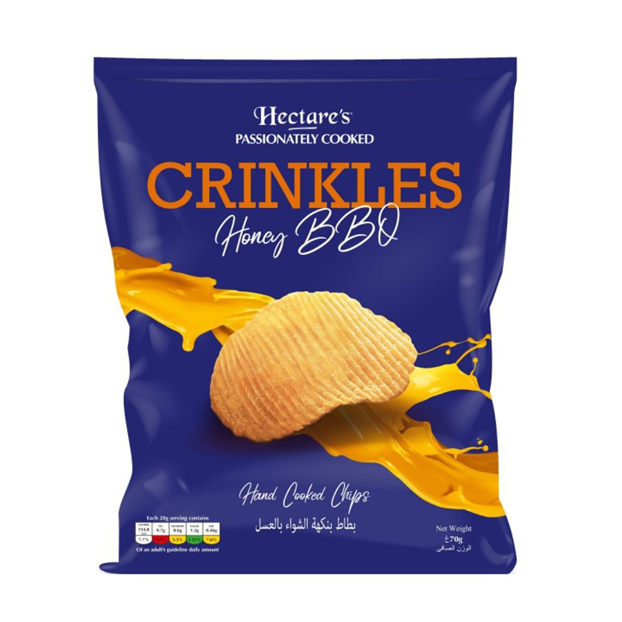 Hectares Honey Bbq Crinkles 70Gm