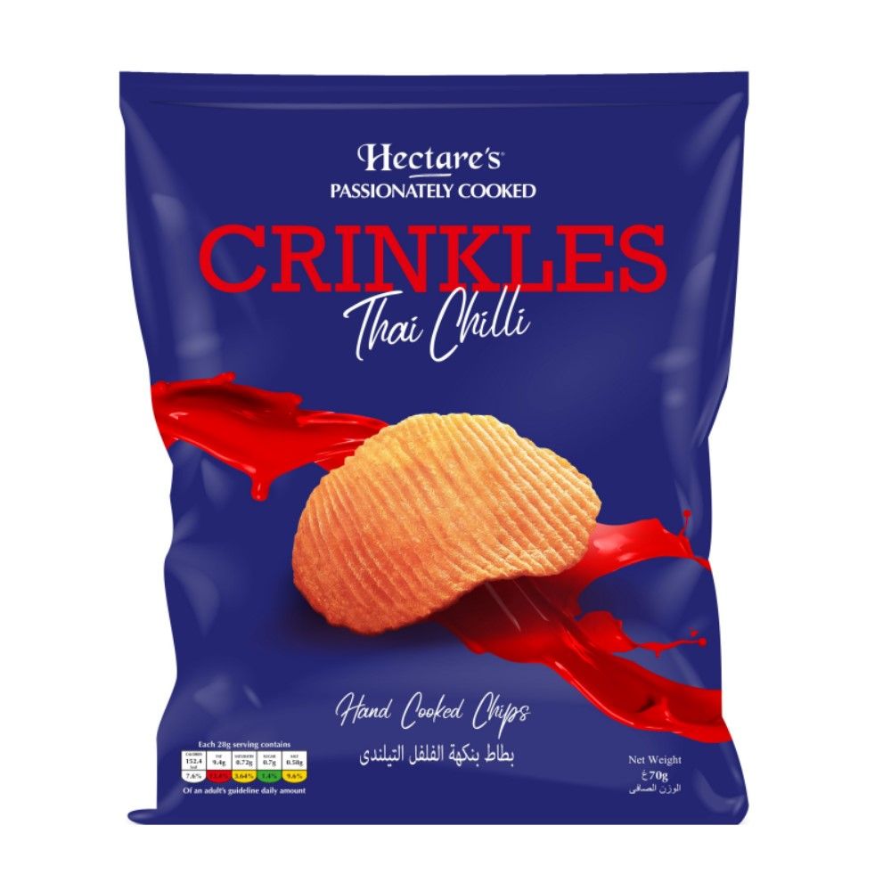 Hectares Thai Chilli Crinkles 70Gm