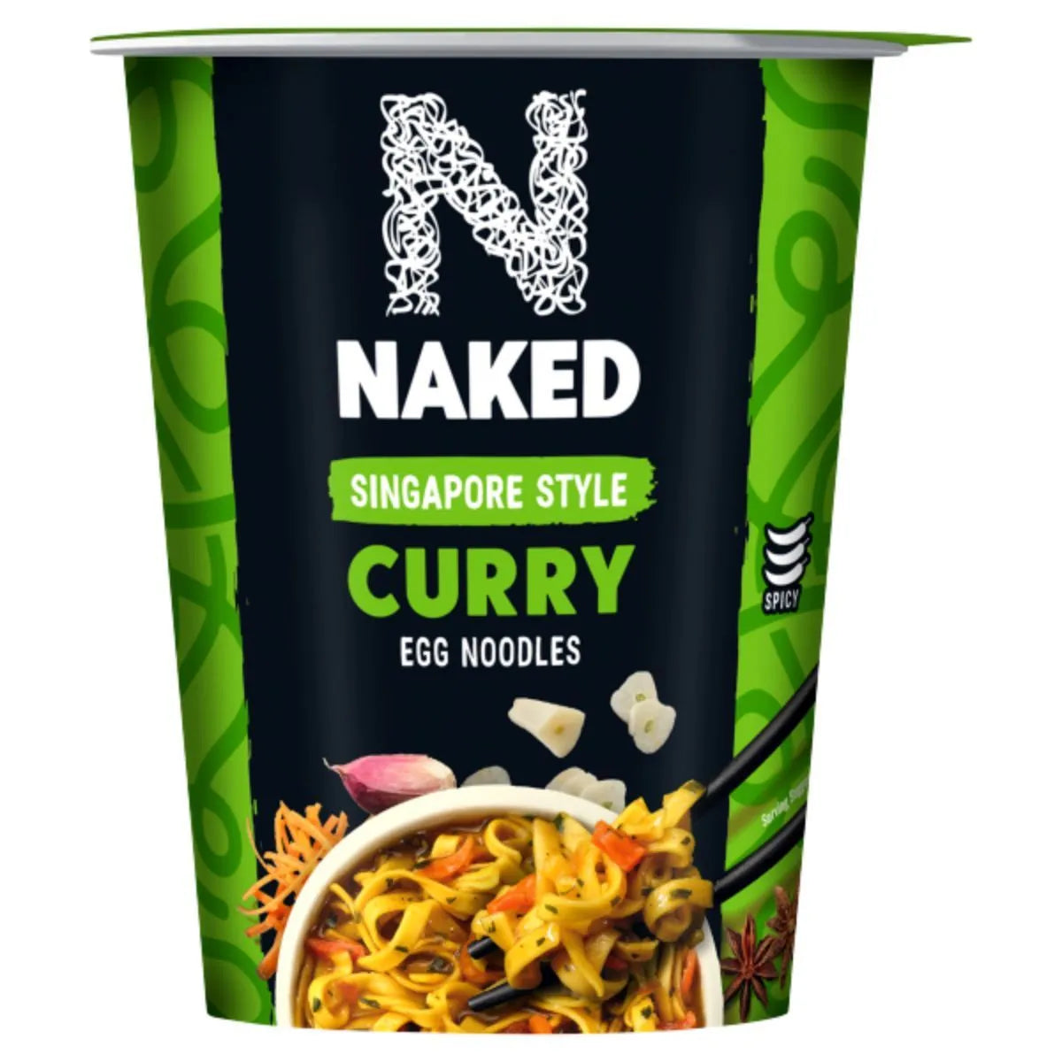 Naked Singapore Curry Noodle Pot 78Gm