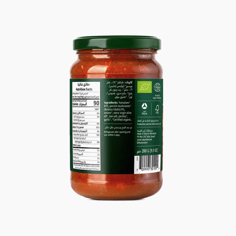 Natureland Porcini Mushroom Sauce 280Gm