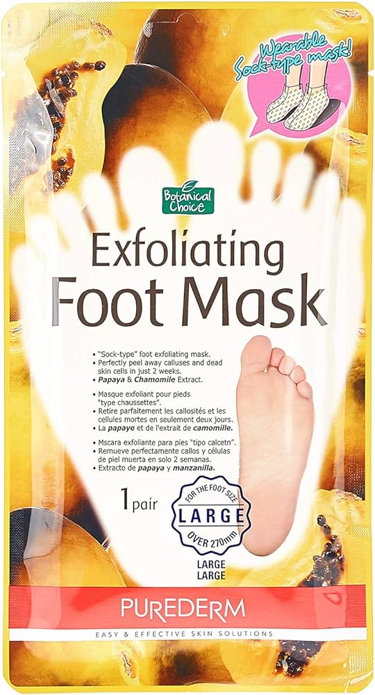 Purederm Large Exfoliating Foot Mask 1Pcs