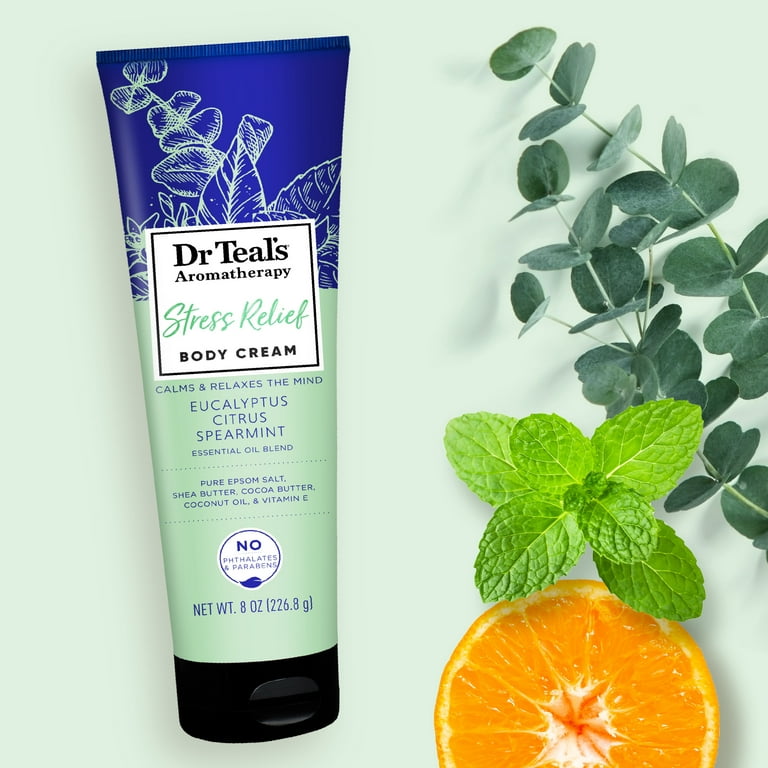 Dr Teal Eucalyptus And Citrus Aroma Therapy Stress Relief Body Cream 8Oz